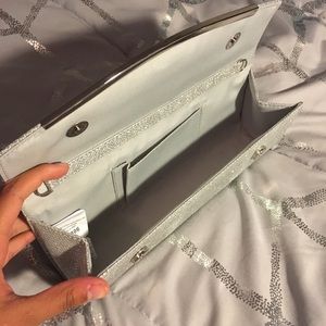 Silver HC/ Prom clutch